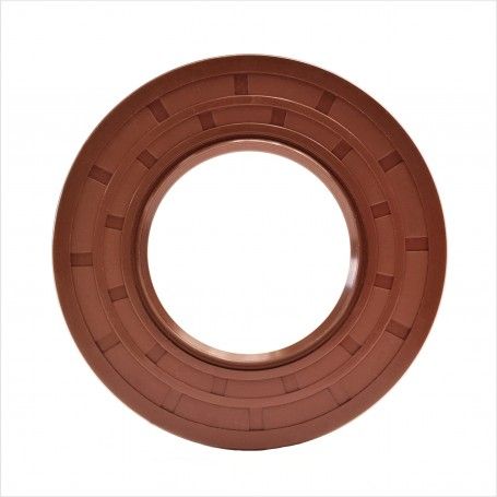 Oil Seal 20x40x7 FKM Rubber Sealing Ring with Double Lip Dust fluid Cover WAS Dichtomatik - 1