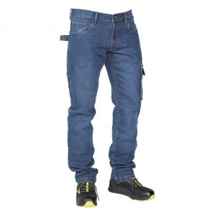 Beta Stretch Work Jeans With Side Pockets 7528